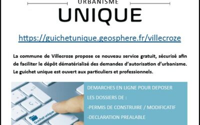 GUICHET UNIQUE URBANISME