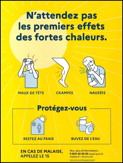 Adaptations aux chaleurs d’été