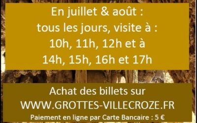 OUVERTURE des GROTTES