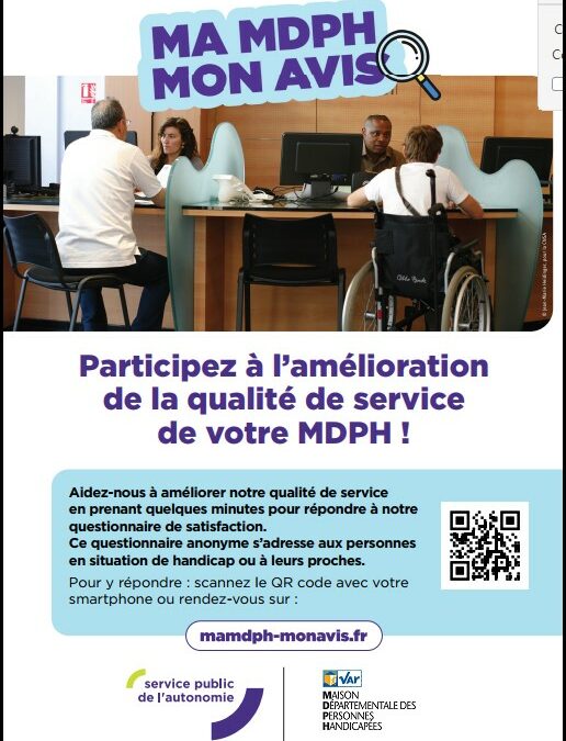 MPDH : enquête de satisfaction des usagers
