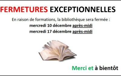 Bibliothèque en décembre
