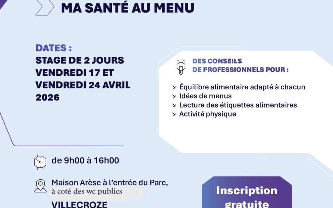 ATELIER SENIORS : stage nutrition