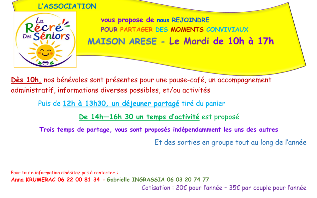 Récré des seniors